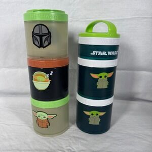 Whiskware Star Wars Grogu Mandalorian Snack Containers Stackable 2 Pack